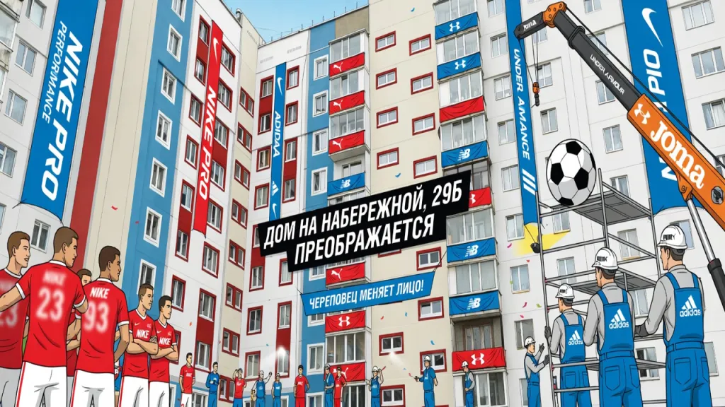 Дом на Набережной, 29Б преображается. Череповец меняет лицо!
